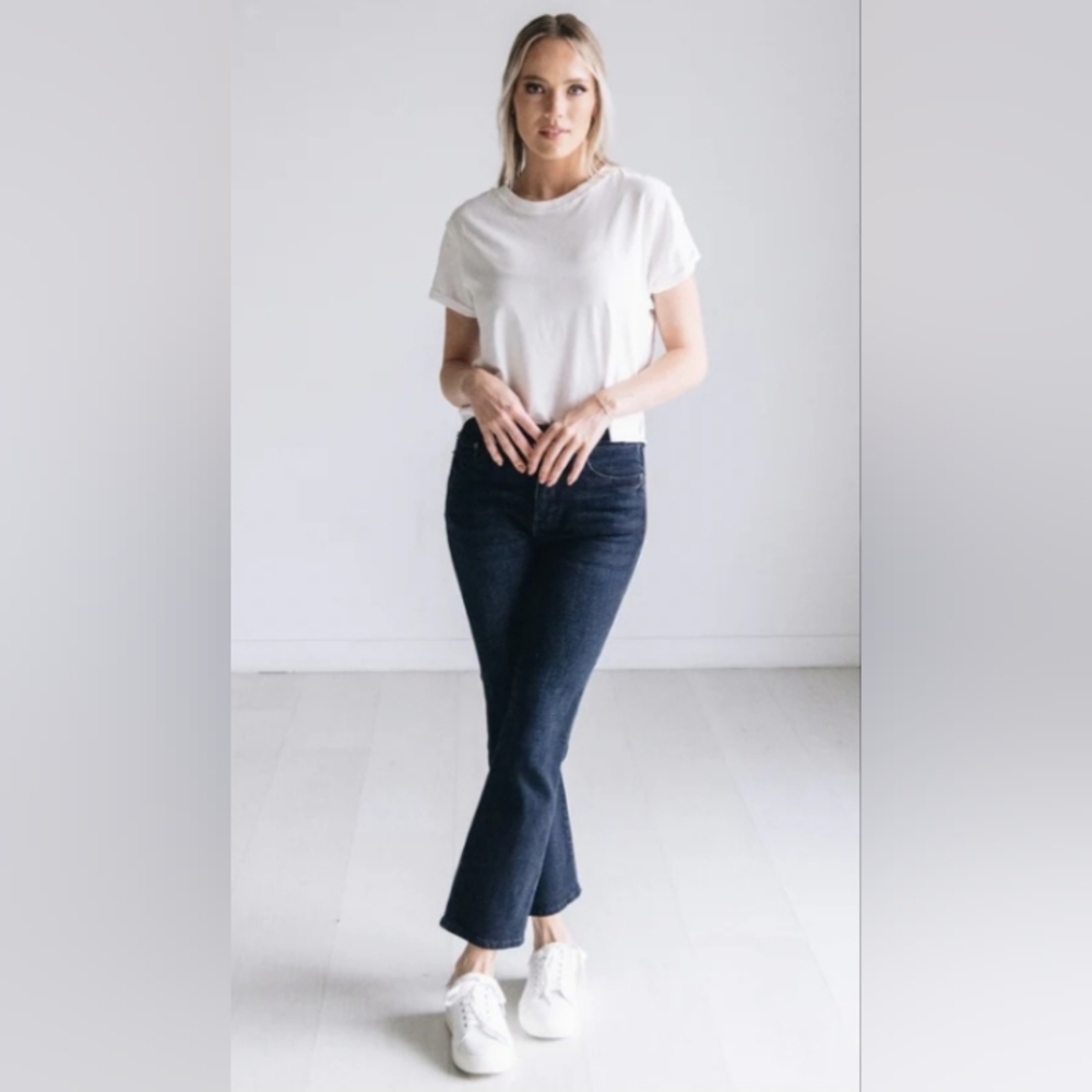 Pistola Denim Jeans Size 31 Lennon High Rise Kick Flare Boot Cut Jean Crop NWT